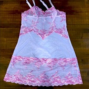 Wacoal Lace Affair Chemise in Pink